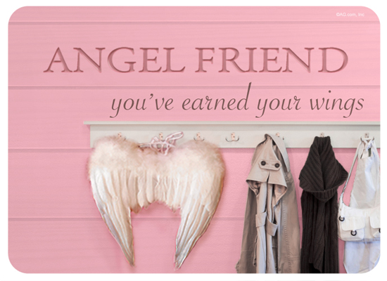 Angel Friend Ecard (Postcard) artwork